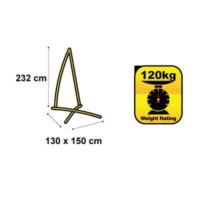 OZTRAIL ANYWHERE HAMMOCK CHAIR TERRAMARE