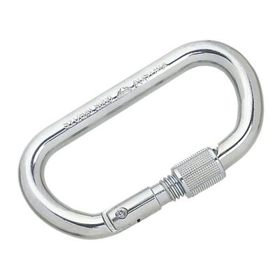 ΚΑΡΑΜΠΙΝΕΡ ΑΣΦΑΛΕΙΑΣ STUBAI ASYM. OVAL WITH SCREWGATE STEEL 982002
